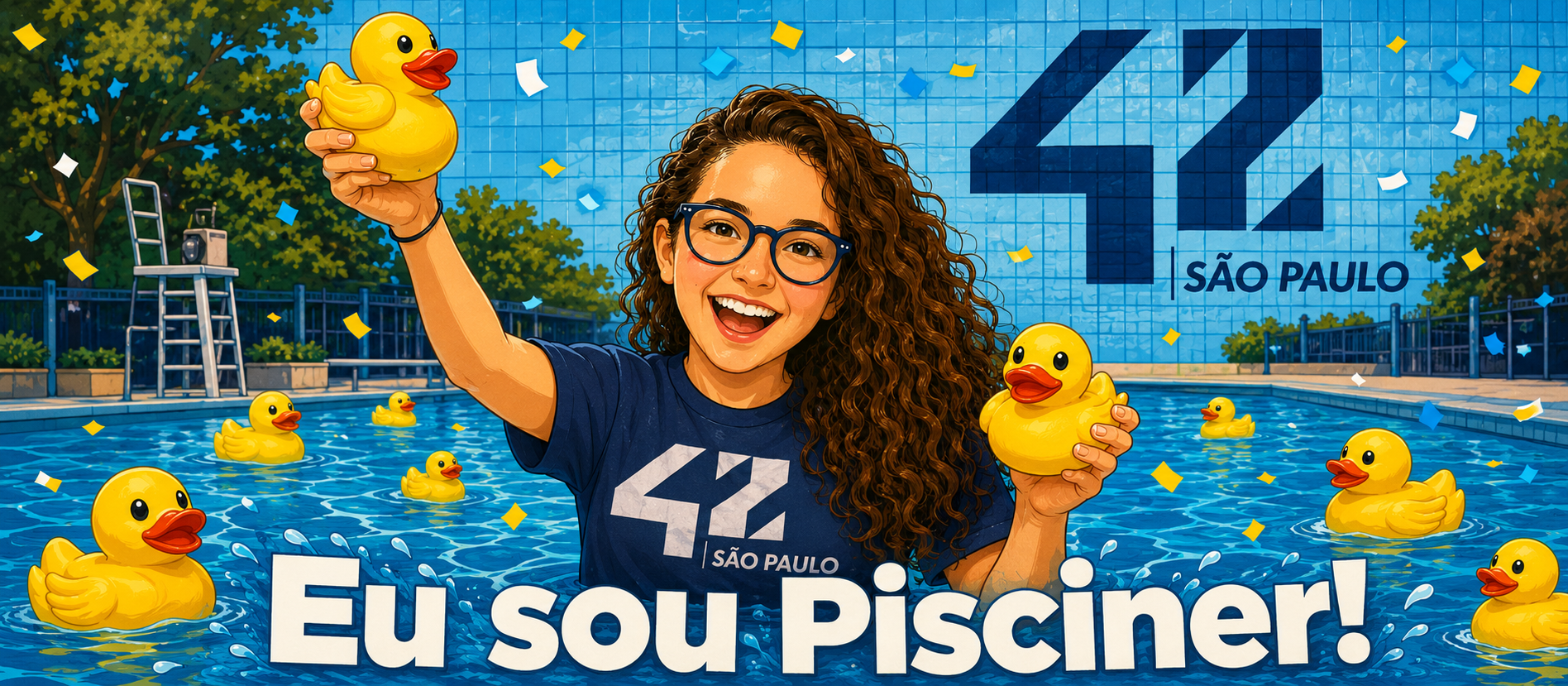 Eu vou mergulhar fundo na Piscina!