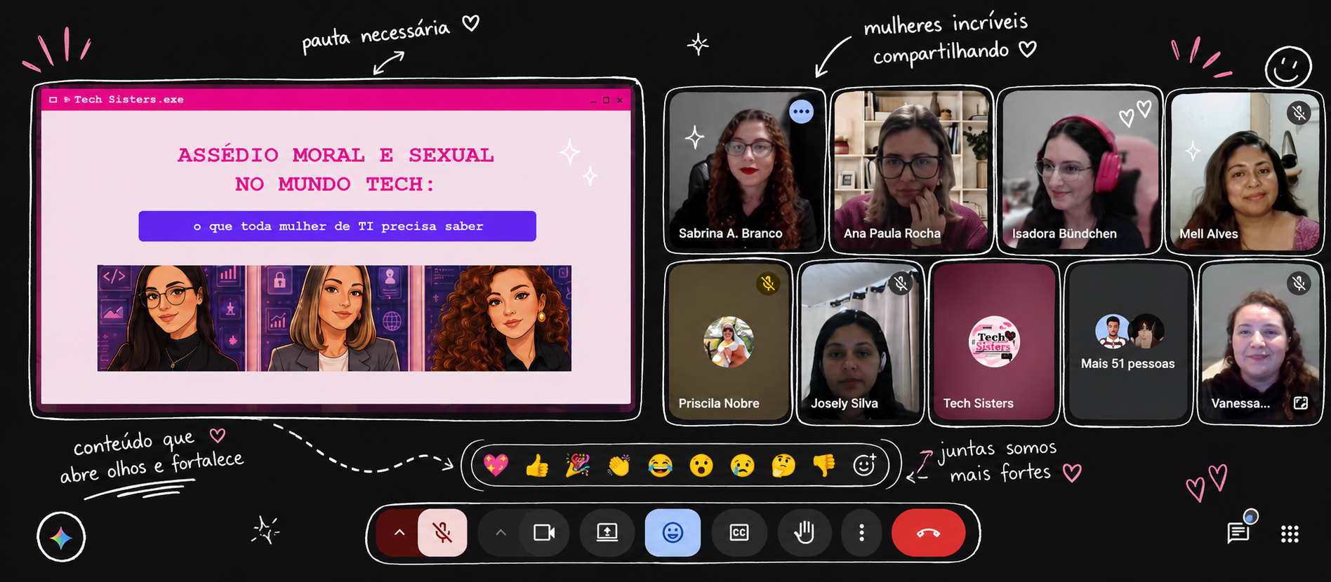 Primeiro Tech Girls Night ✨